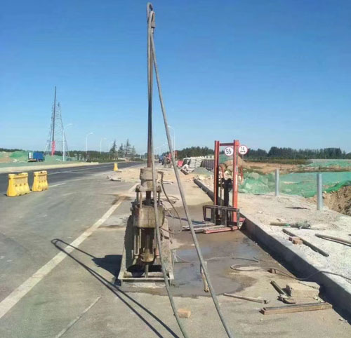 武隆公路高聚物注浆加固